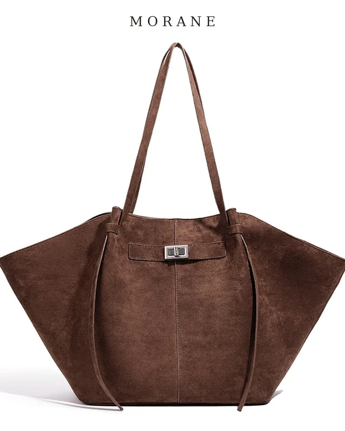 MORANE Trapeze Lock Shoulder Bag