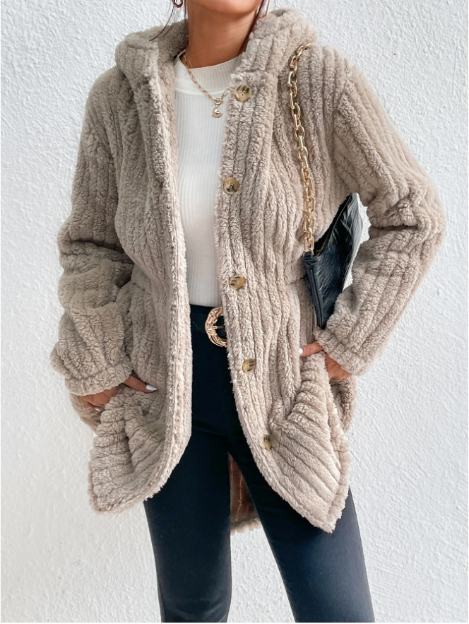 Teddy Hooded Coat