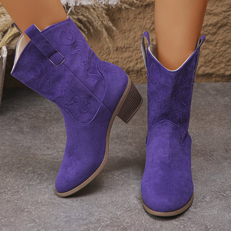 Embroidered Western Boot