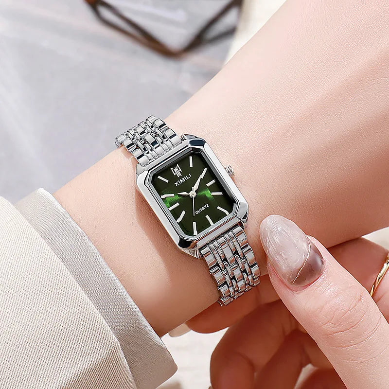 Silver / Green