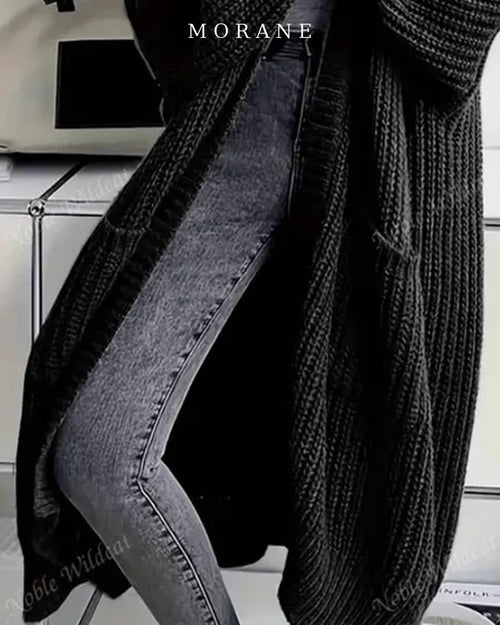 MORANE Chunky Knit Longline Cardigan