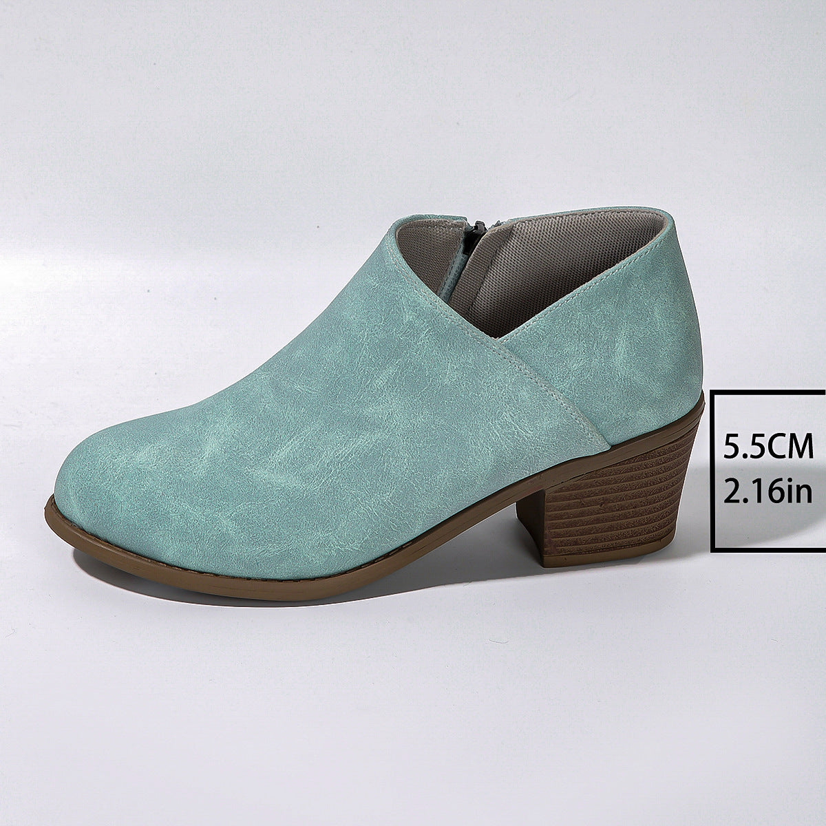 Block Heel Ankle Boot
