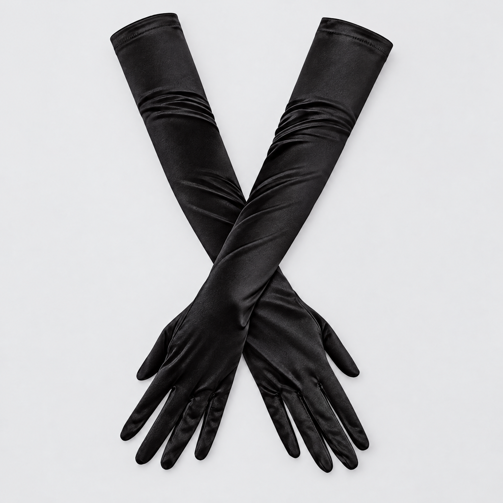 Opera Satin Evening Gloves