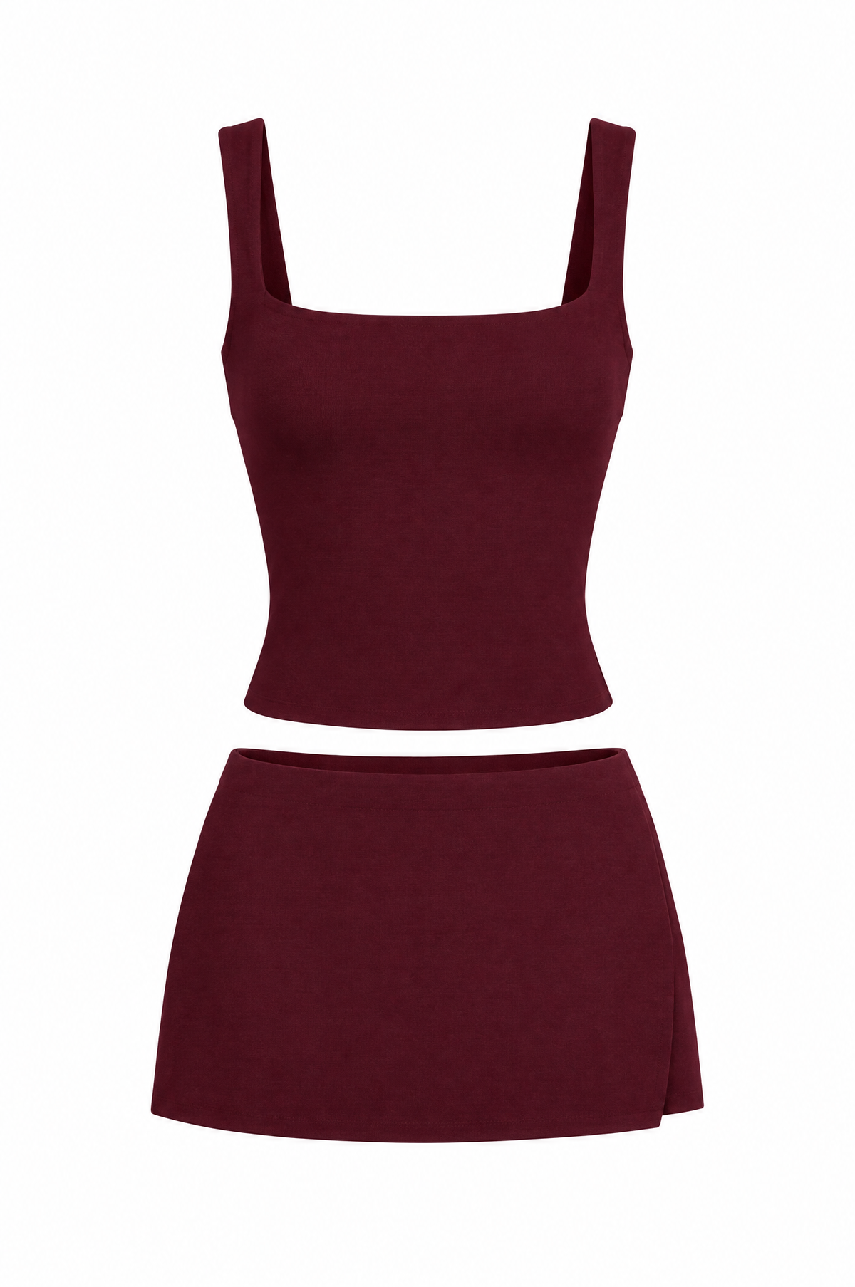 Sienna Square-Neck Tank Top - Cherry product