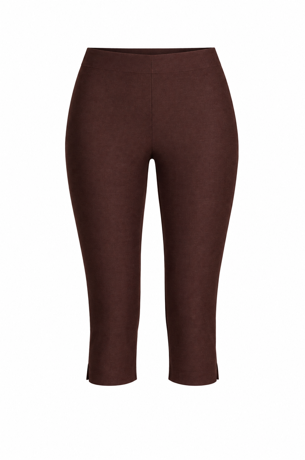 Harlow Stretch Capri Pants - Plum Brown product