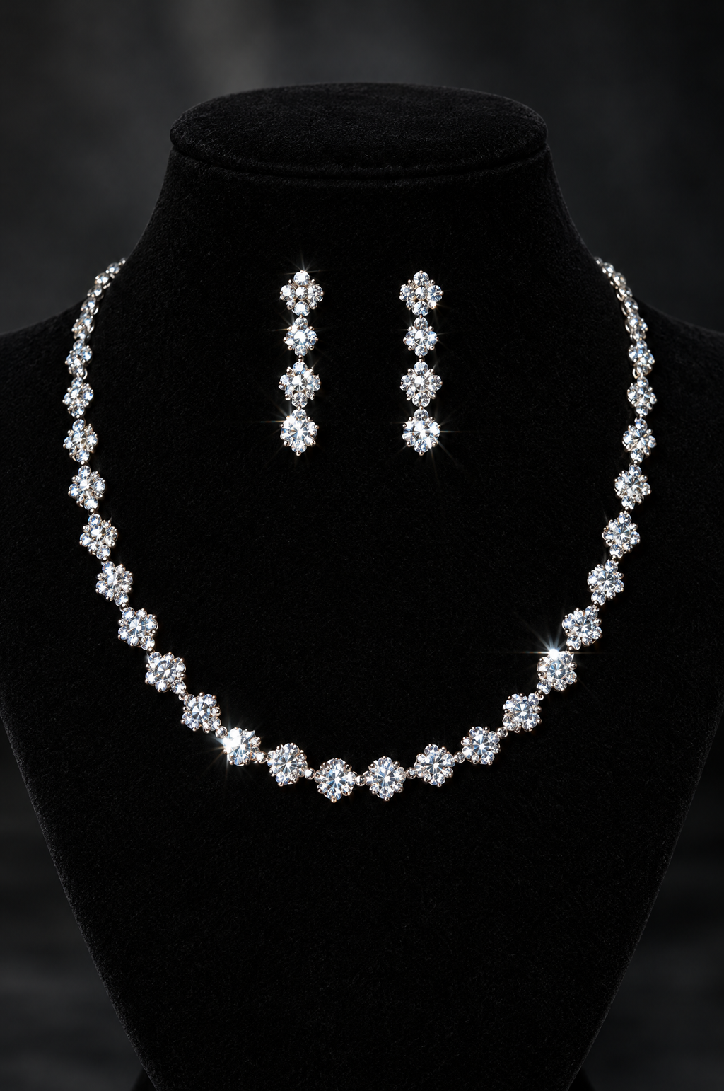 Celestine Crystal Necklace & Earring Set
