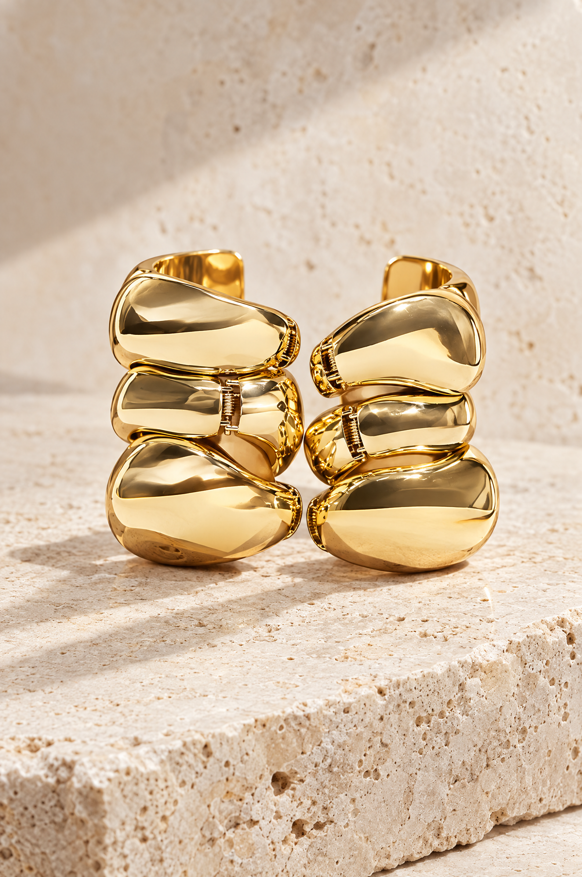 Molten Gold Sculpted Cuff