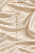 Gilded Crystal Back Body Chain