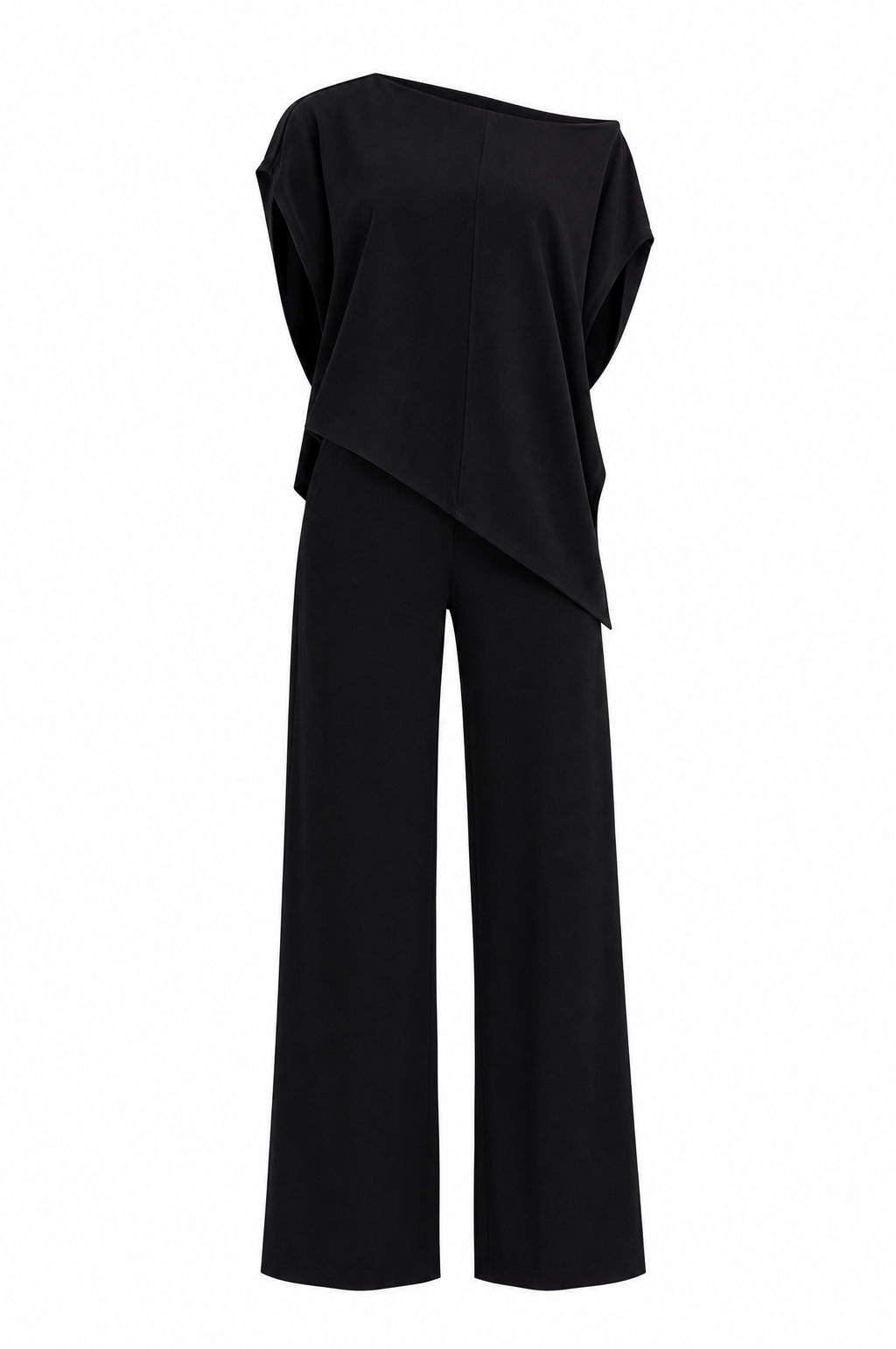 Ombra Draped Off-Shoulder Pant Set