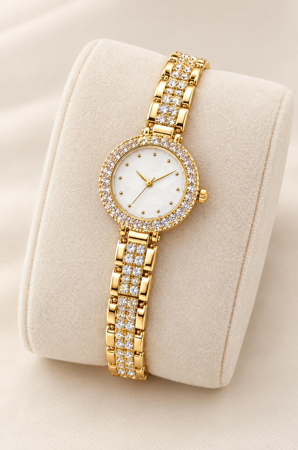 Petite Crystal Halo Watch