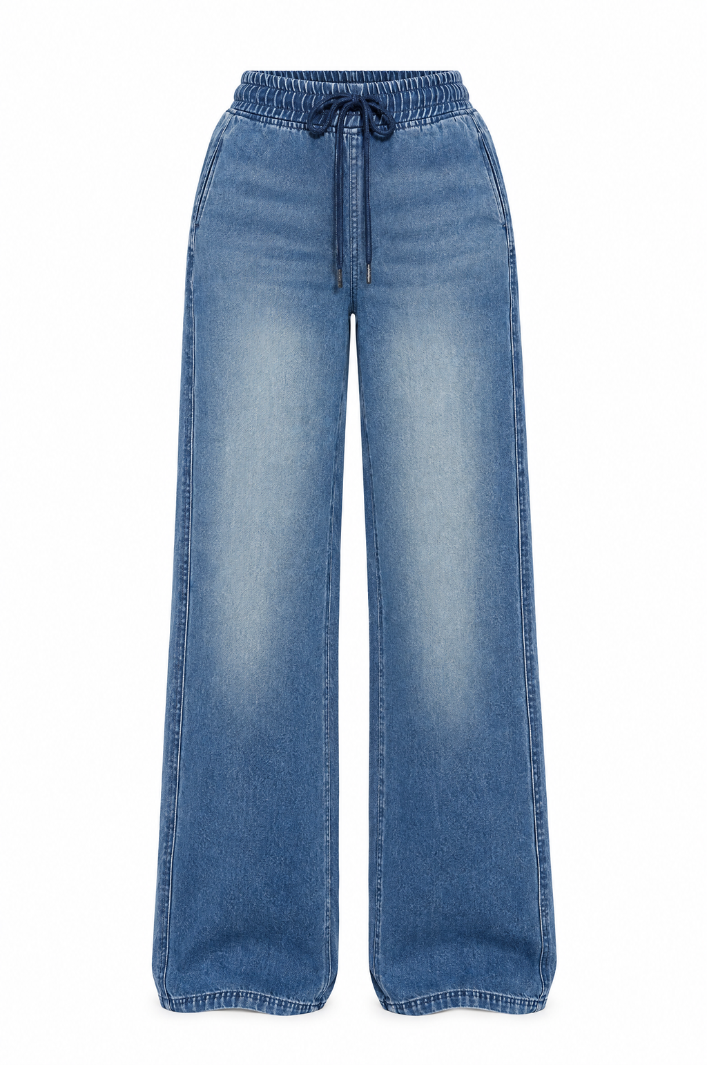 Coastline Drapey Wide-Leg Jeans product shot