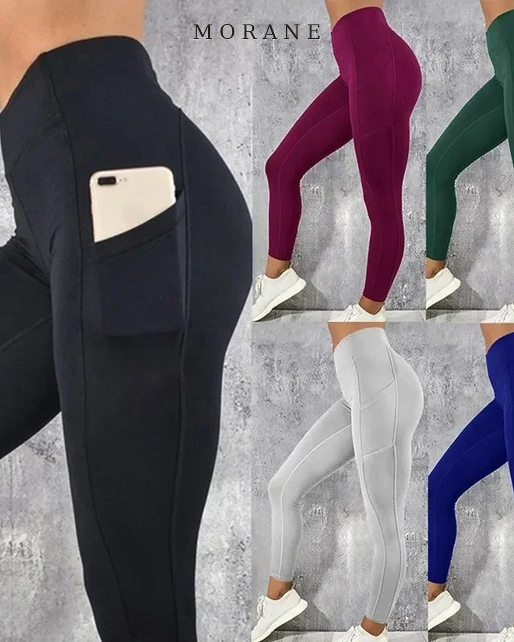 MORANE High Waist Pocket Yoga Leggings