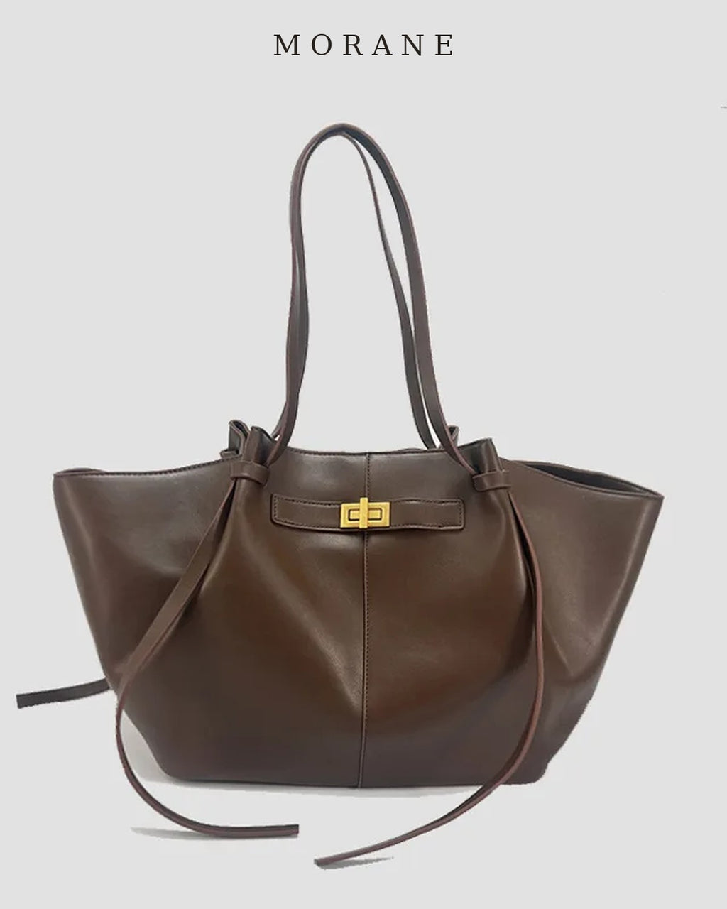MORANE Trapeze Lock Shoulder Bag