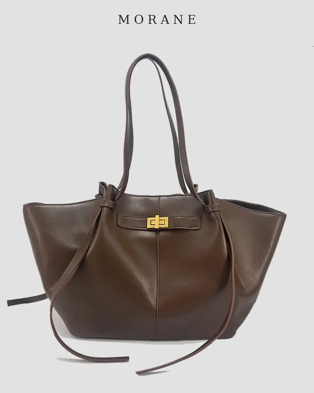 MORANE Trapeze Lock Shoulder Bag