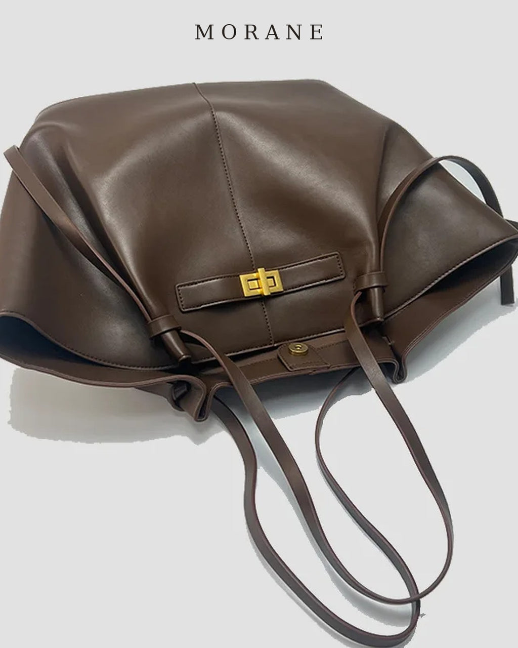 MORANE Trapeze Lock Shoulder Bag