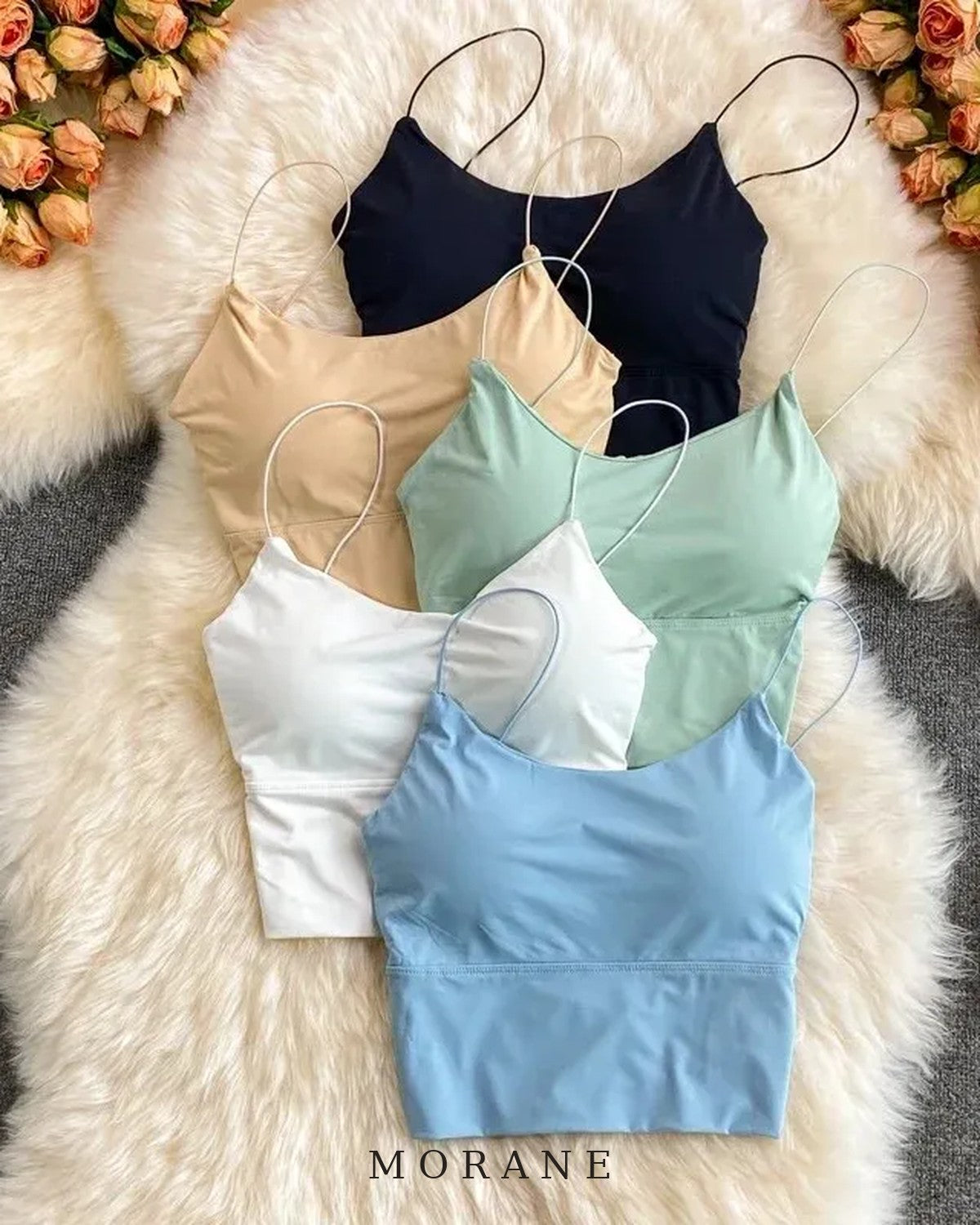 MORANE Seamless Ice Silk Bralette Cami