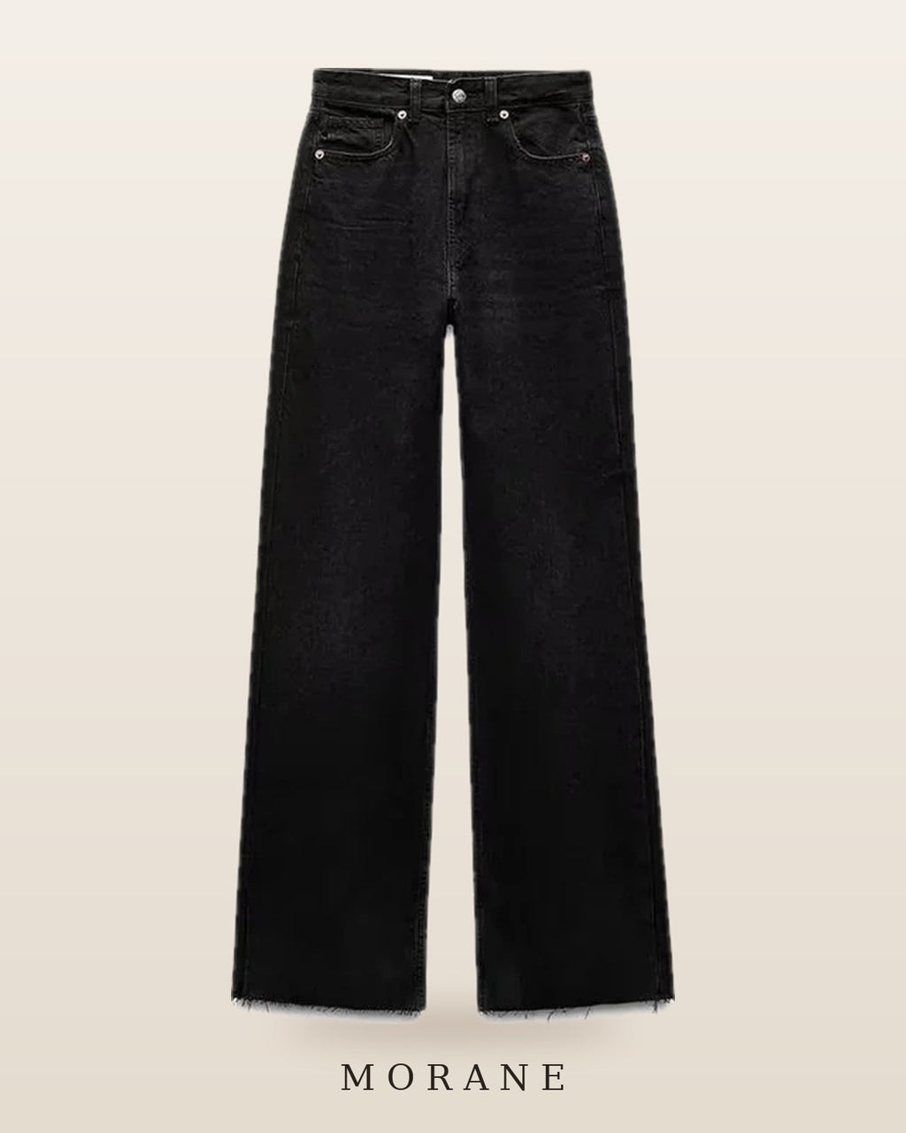 MORANE High Rise Wide Leg Jeans