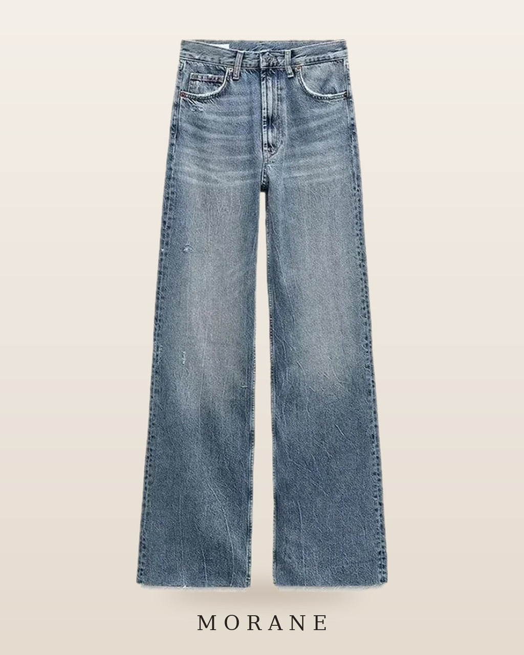 MORANE High Rise Wide Leg Jeans