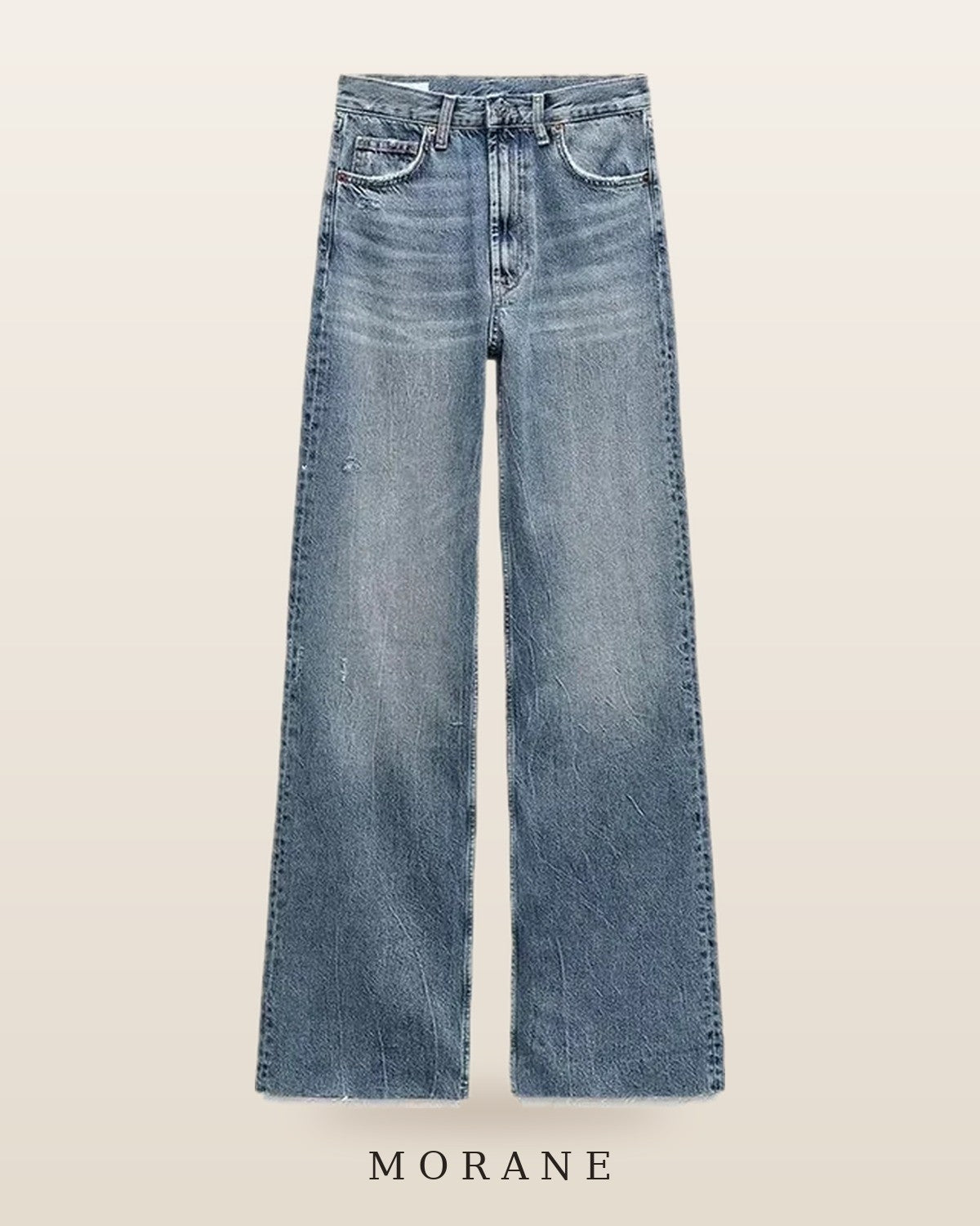 MORANE High Rise Wide Leg Jeans