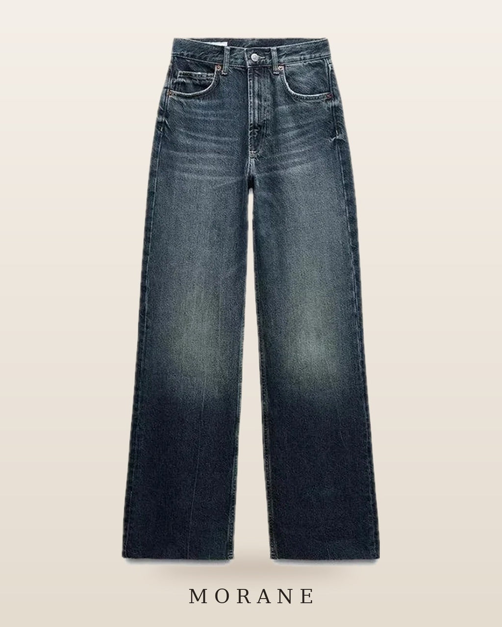 MORANE High Rise Wide Leg Jeans