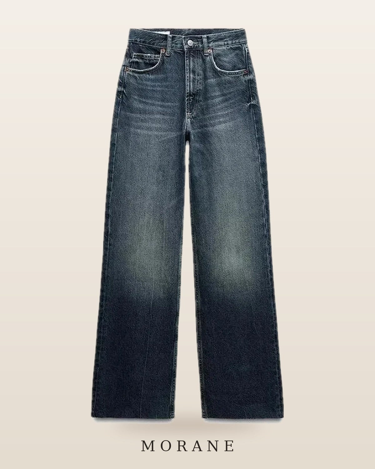 MORANE High Rise Wide Leg Jeans