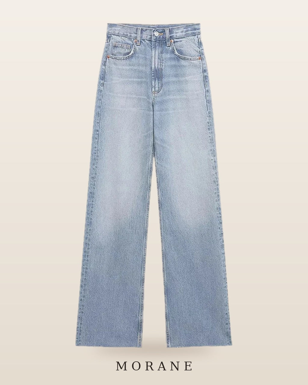 MORANE High Rise Wide Leg Jeans