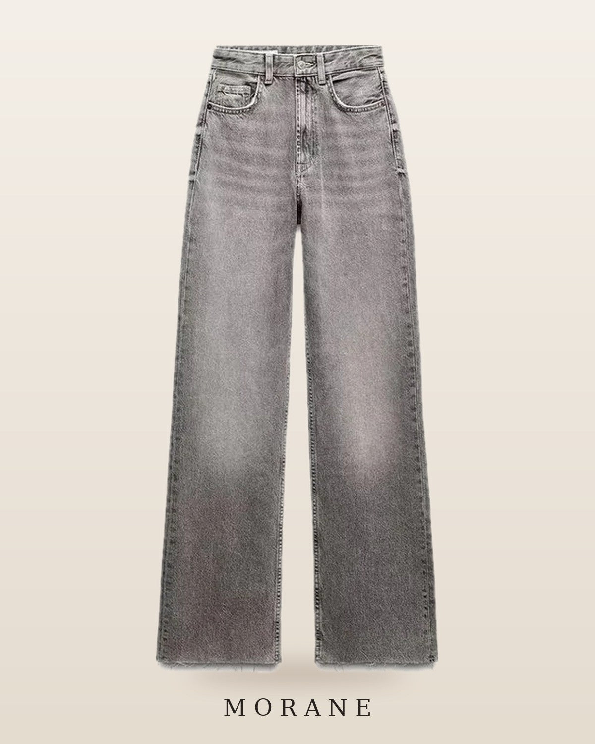 MORANE High Rise Wide Leg Jeans