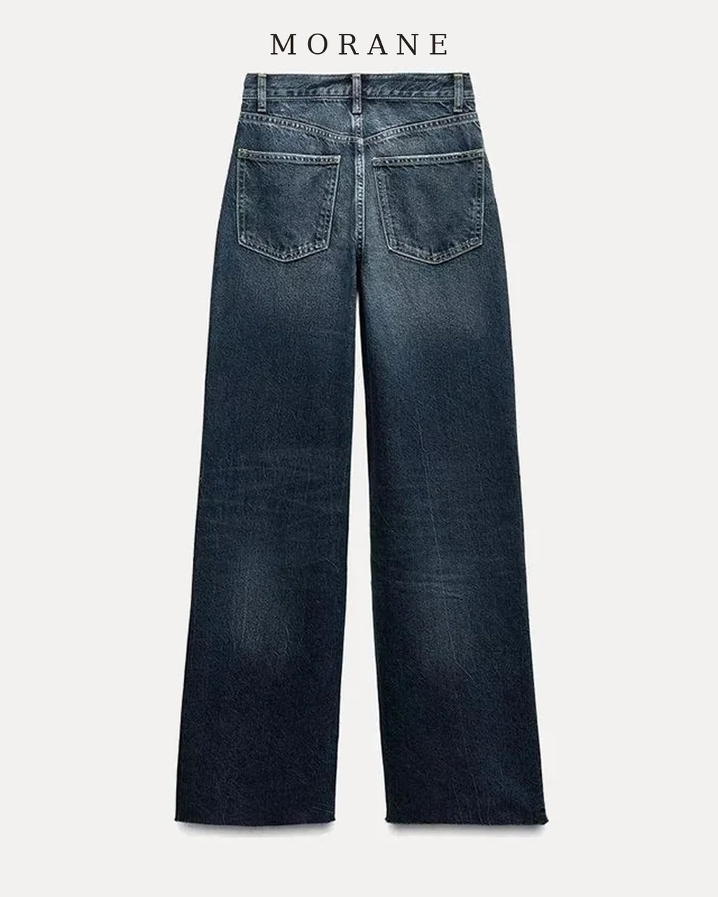 MORANE High Rise Wide Leg Jeans