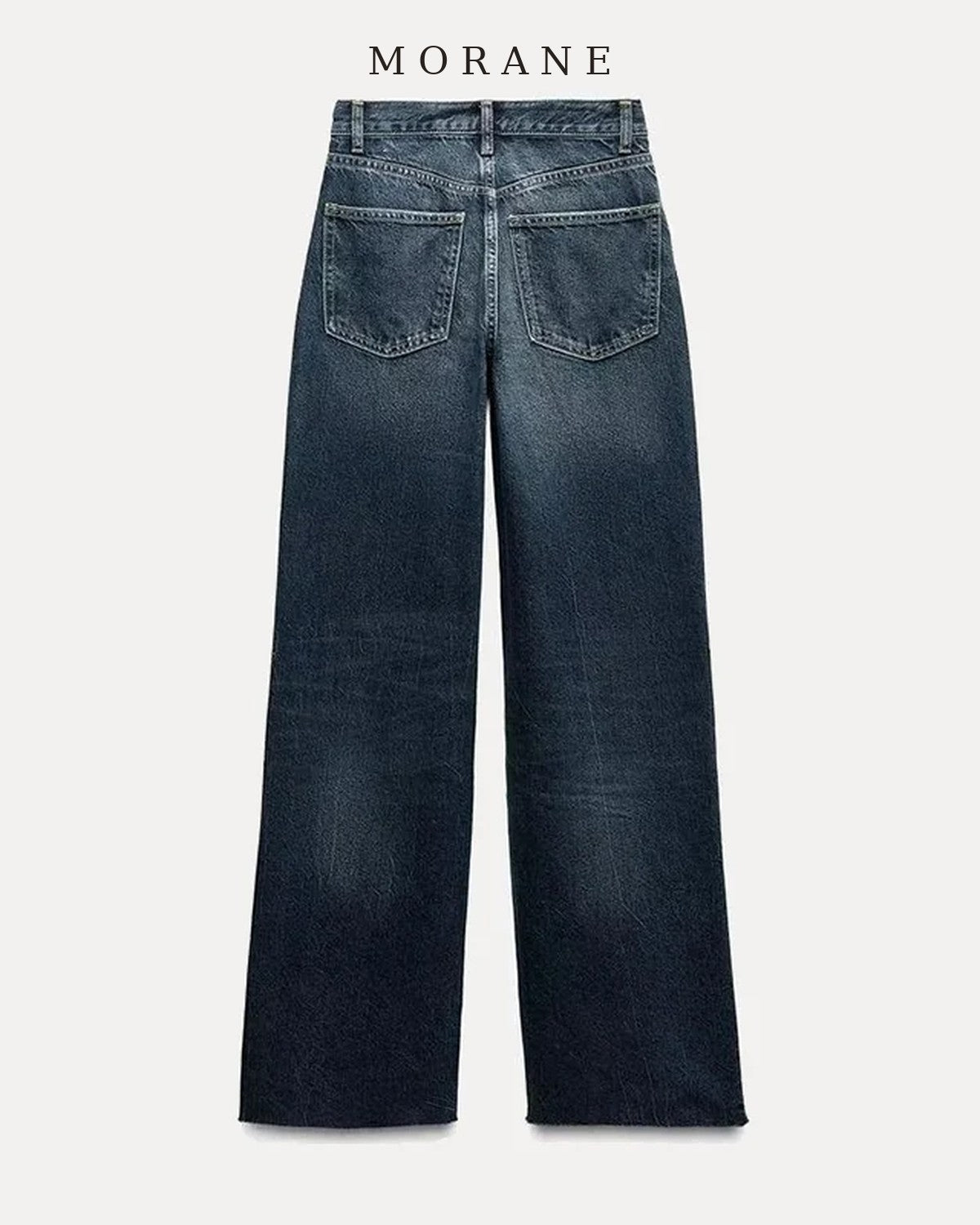 MORANE High Rise Wide Leg Jeans